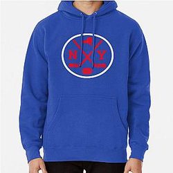 Retro NY Hockey Vintage New York Pullover Hoodie
