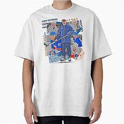 New York Hockey Team Design Oversized T-Shirt