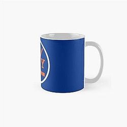 Retro New York Vintage NY Hockey Emblem Mug