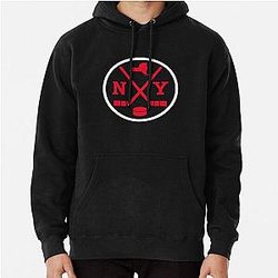 Retro NY Hockey Vintage New York Pullover Hoodie