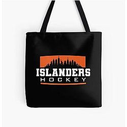 Art  New York Islanders Over Print Tote Bag