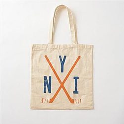 Hockey New York Islanders White Classic Cotton Tote Bag