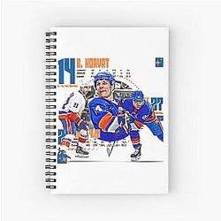 New York Hockey Design Spiral Notebook