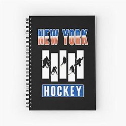 Art for New York Islanders Spiral Notebook
