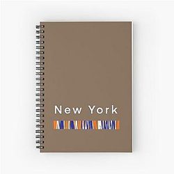 New York Spiral Notebook