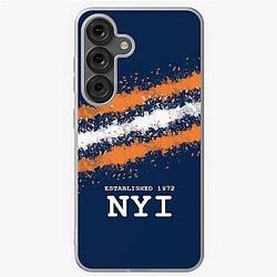 New York Blue Retro Hockey Phone Case for Samsung Galaxy