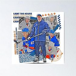 New York Hockey Team Design Poster