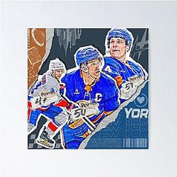 New York Hockey Team Design Poster