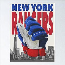 New York Rangers Graphic Poster