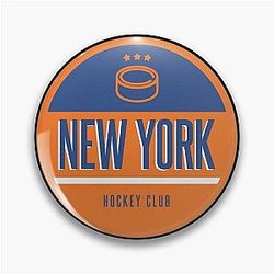 Art New York Islanders Pin