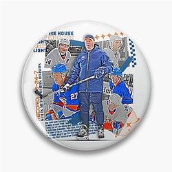 New York Hockey Team Design Pin
