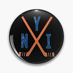 Hockey New York Islanders Classic White T-Shirt Pin