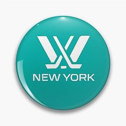 Professional women's hockey team New York Pin