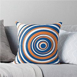 Team New York Islanders Circles Throw Pillow