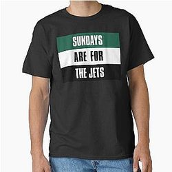 Sundays are for The Jets New York Football Fans Classic T-Shirt