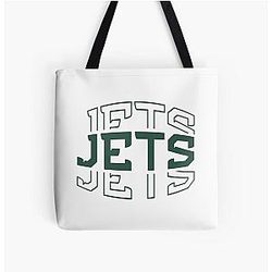 Jets All Over Print Tote Bag