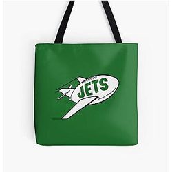 Jets Over Print Tote Bag