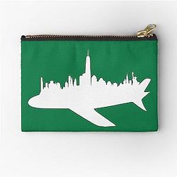 Jets New York Skyline Zipper Pouch