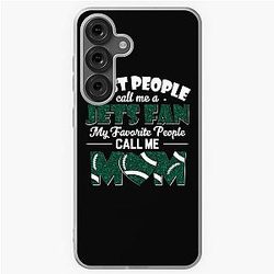 Most People Call Me a Jets Fan My Favorite People Call Me Mom Samsung Galaxy Soft Case