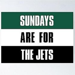 Sundays are for Jets NYC Football Fans Poster