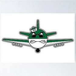New York Jets Mascot Poster
