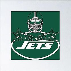 Hockey Jersey Jets Poster