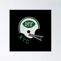 NYC Jets Graphic Poster