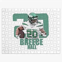 Breece Hall 20 Jets Football Jigsaw Puzzle