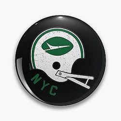 NYC Jets Graphic Pin