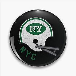 NY Jets Graphic Pin