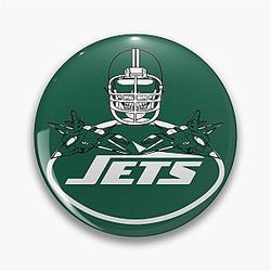 Jets Skull Pin