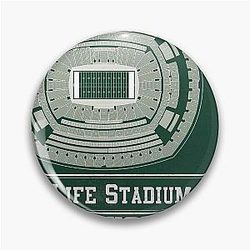 New York Jets MetLife Stadium Vintage Pin