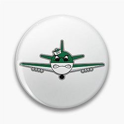 New York Jets Retor Mascot Pin