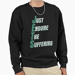 Funny Jets Endure The Suffering New York Football Pullover Sweatshirt