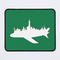 Jets New York Skyline Mouse Pad