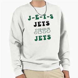 New York Jets Retro JETS Chant Pullover Sweatshirt