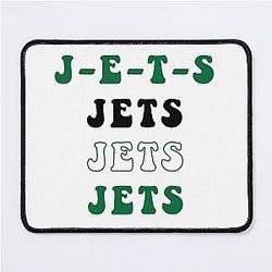 New York Jets Funky Retro JETS Chant Mouse Pad