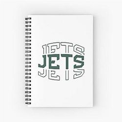 Jets Spiral Notebook