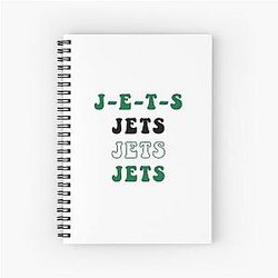 New York Jets J-E-T-S Chant Spiral Notebook