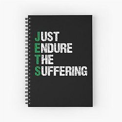 Just Endure The Suffering Funny Spiral Notebook
