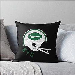 NYC Jets Graphic Throw Pillow