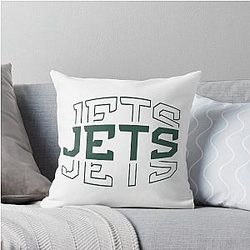Jets Throw Pillow