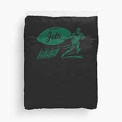 Vintage Football New York Jets Duvet Cover