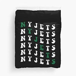 Jets Funky Gameday Duvet Cover