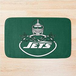 Jets Skull Bath Mat