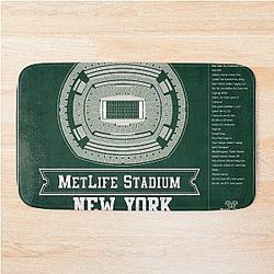 New York Jets MetLife Stadium Vintage Bath Mat