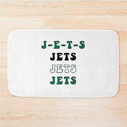 New York Jets Funky Retro Jets Chant Bath Mat
