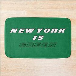 Jets New York Green Bath Mat