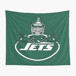 Jets Skull Tapestry
