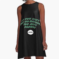 Jets Coach Saleh If You Ain't Got Haters A-Line Dress
